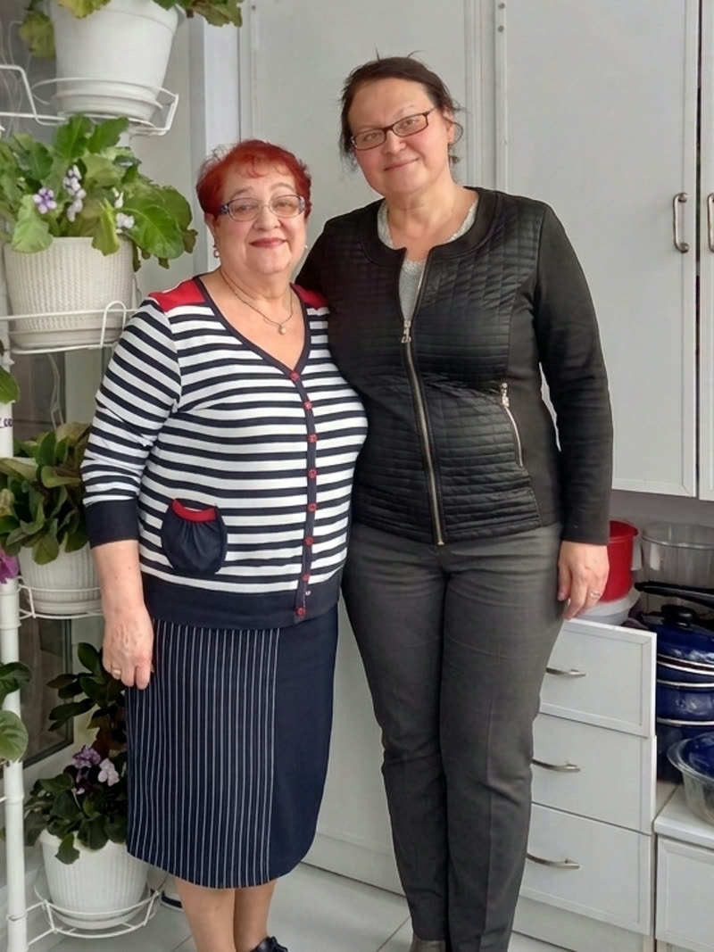 Dr. Natalie Wiesen vor einigen Jahren, zusammen mit ihrer Tante